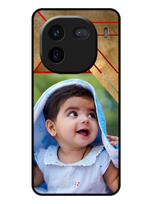 Custom iQOO 12 5G Custom Metal Phone CaseGradient Abstract Texture Design