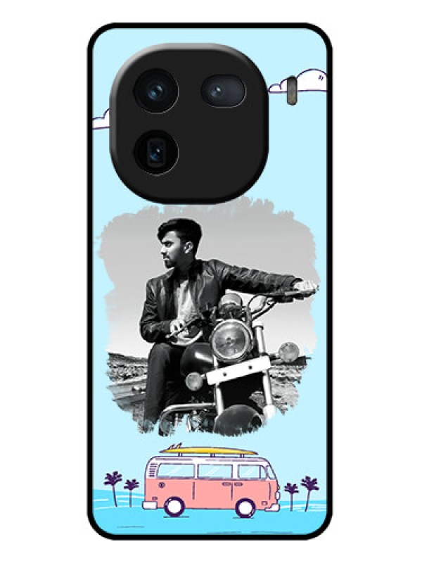 Custom iQOO 12 5G Custom Metal Phone CaseTravel and Adventure Design