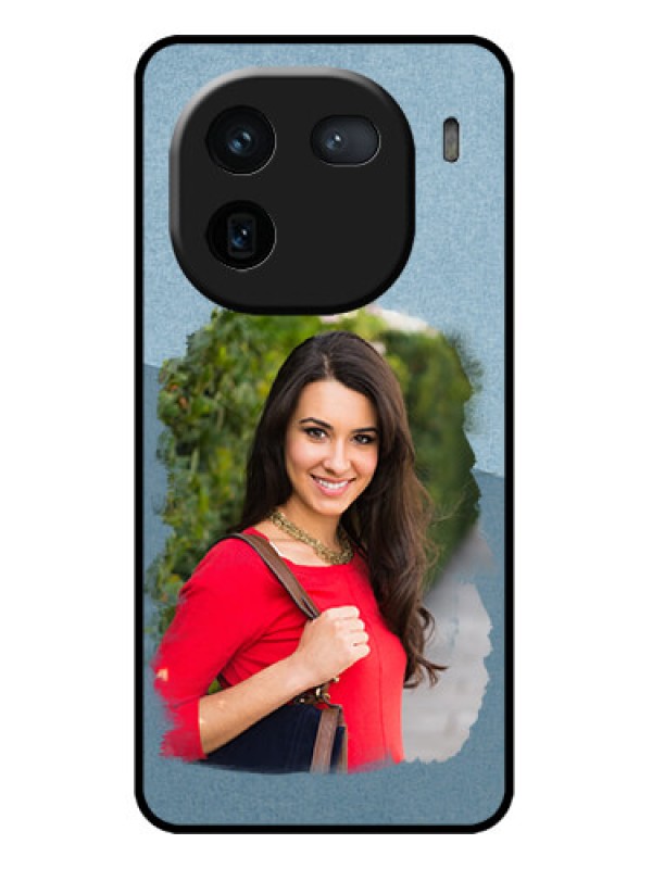 Custom iQOO 12 5G Custom Metal Phone CaseGrunge Line Art Design