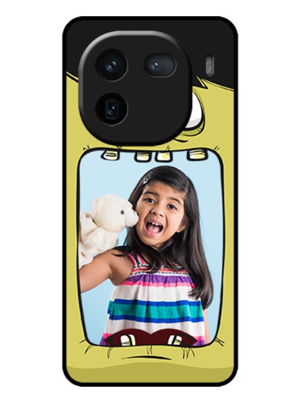 Custom iQOO 12 5G Custom Metal Phone CaseCartoon Monster Back Case Design