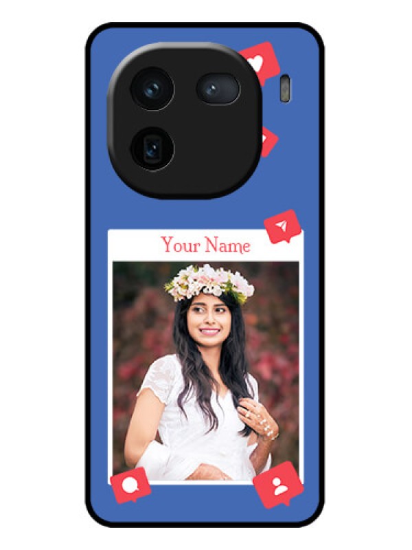 Custom iQOO 12 5G Custom Metal Phone CaseLike Share And Comment Design