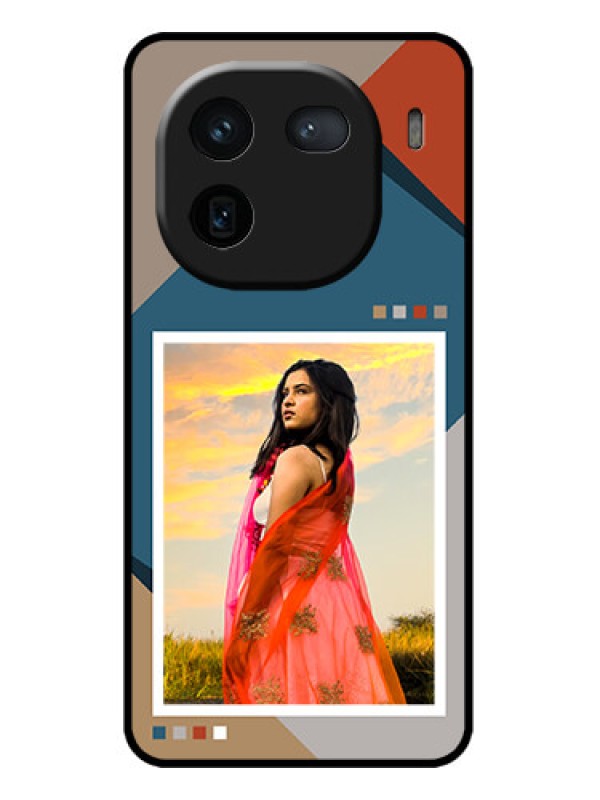 Custom iQOO 12 5G Custom Metal Phone CaseRetro Color Pallet Design