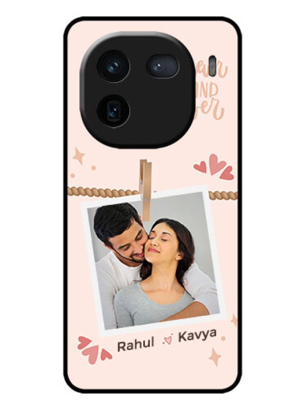 Custom iQOO 12 5G Custom Metal Phone CaseForever And Ever Love Design