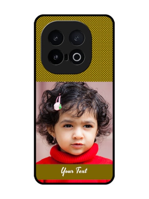 Custom iQOO 13 5G Custom Metal Phone Case - Simple Green Color Design