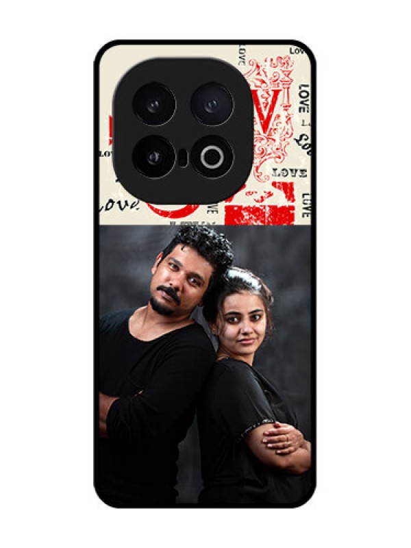 Custom iQOO 13 5G Custom Metal Phone Case - Trendy Love Design Case