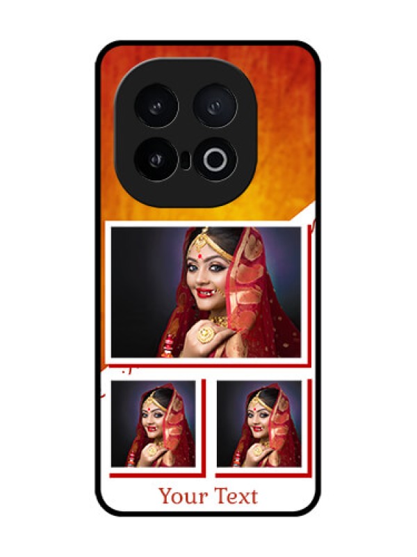 Custom iQOO 13 5G Custom Metal Phone Case - Wedding Memories Design