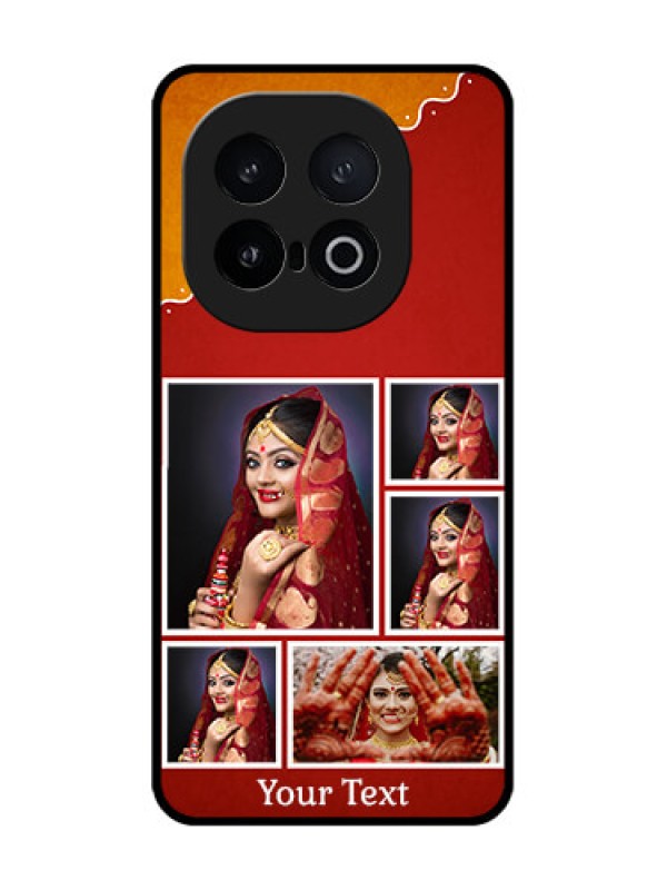 Custom iQOO 13 5G Custom Metal Phone Case - Wedding Pic Upload Design