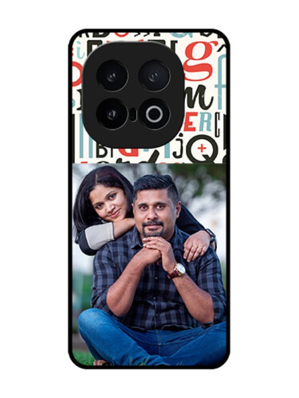 Custom iQOO 13 5G Custom Metal Phone Case - Alphabet Design