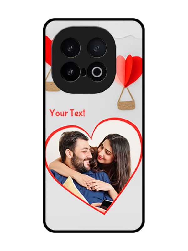 Custom iQOO 13 5G Custom Metal Phone Case - Parachute Love Design