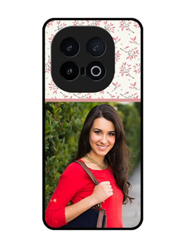 Custom iQOO 13 5G Custom Metal Phone Case - Stunning Floral Design