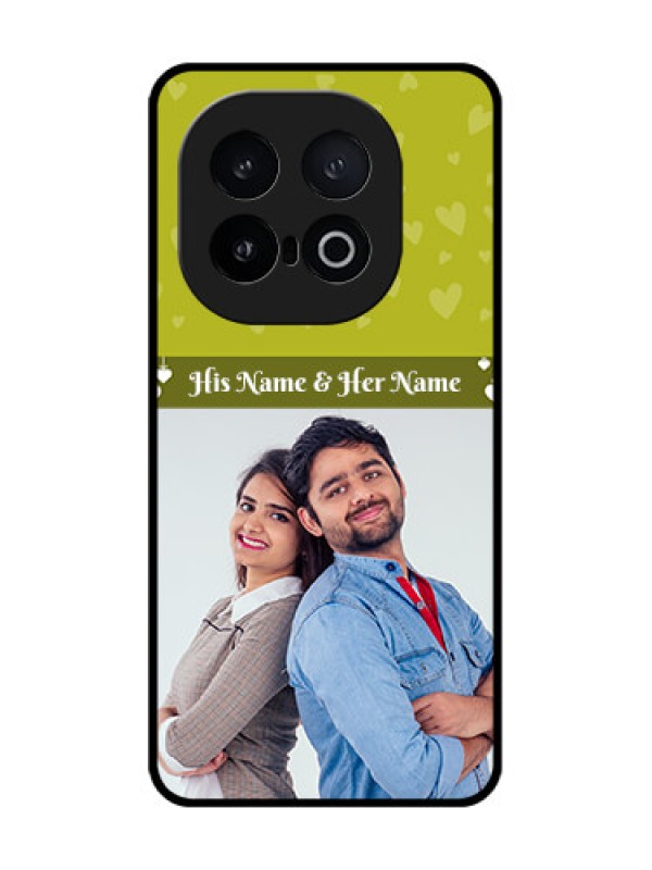 Custom iQOO 13 5G Custom Metal Phone Case - You and Me Heart Design