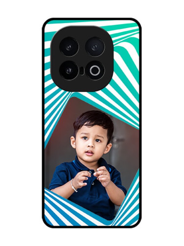 Custom iQOO 13 5G Custom Metal Phone Case - Abstract Spiral Design