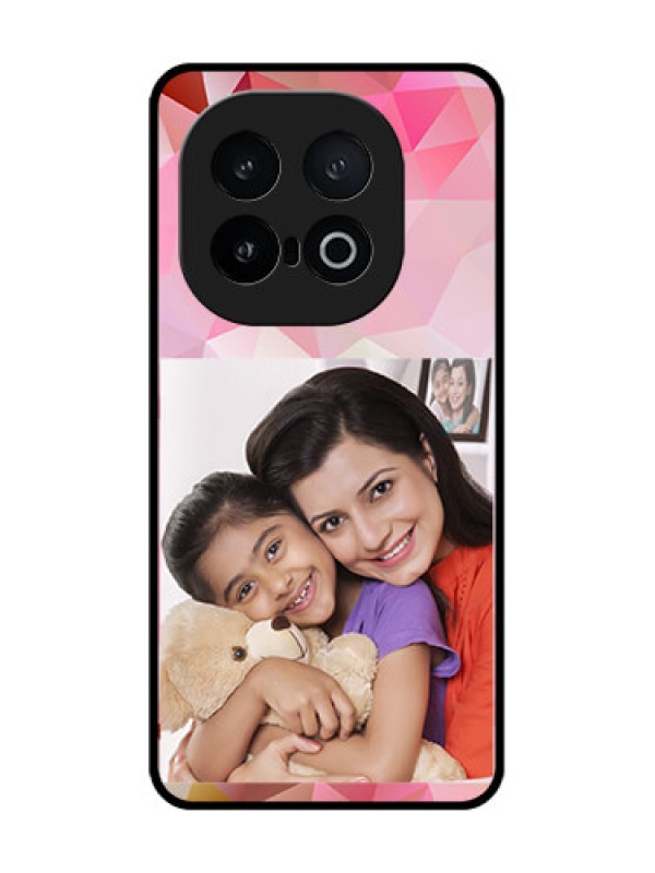 Custom iQOO 13 5G Custom Metal Phone Case - Abstract Triangle Design