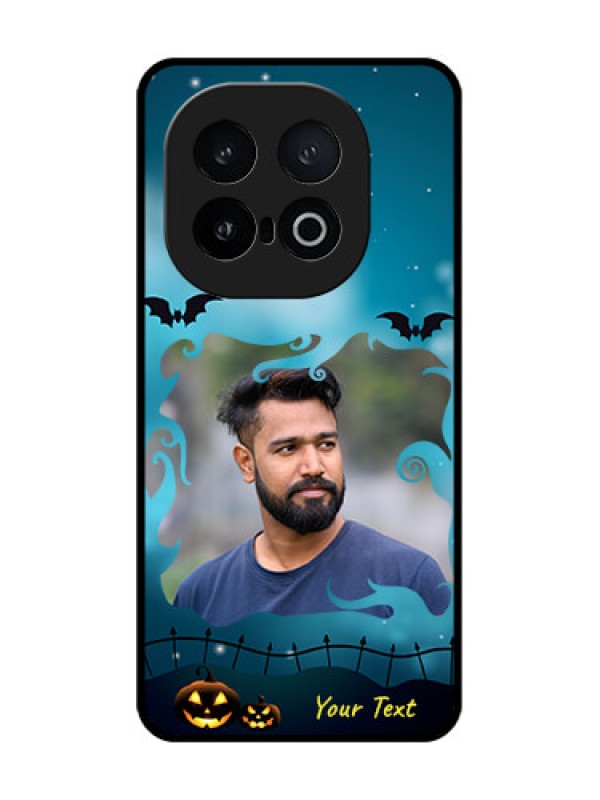 Custom iQOO 13 5G Custom Metal Phone Case - Halloween Frame Design