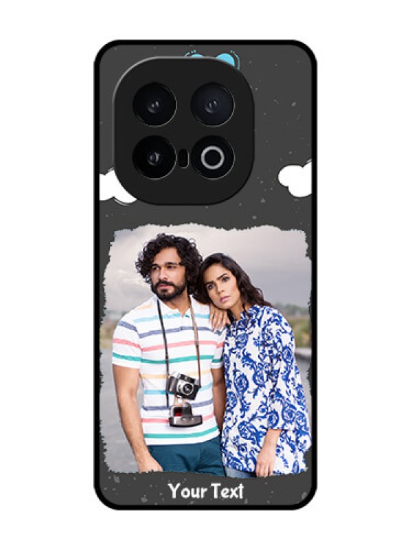 Custom iQOO 13 5G Custom Metal Phone Case - Splashes With Love Doodles Design