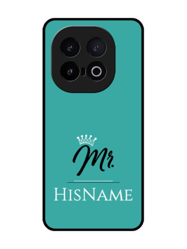 Custom iQOO 13 5G Custom Metal Phone Case - Mr With Name Design