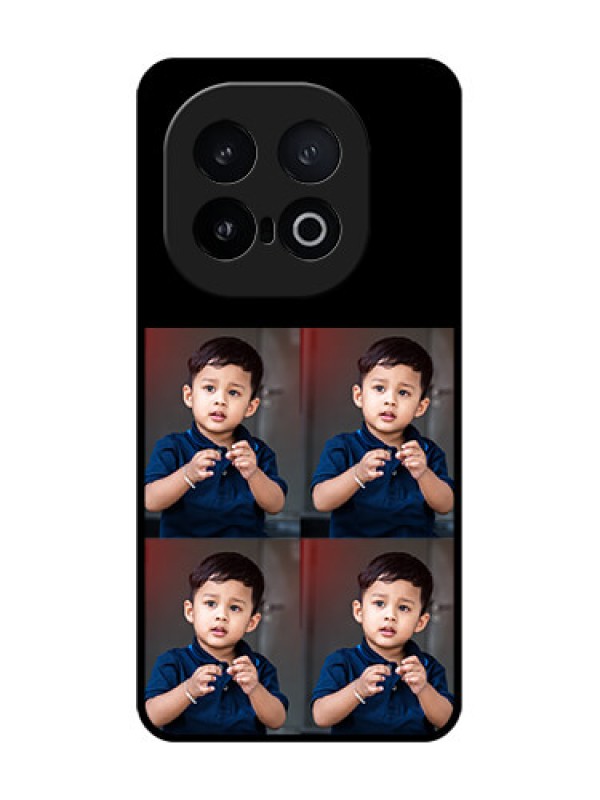 Custom iQOO 13 5G Custom Metal Phone Case - 4 Image Holder Design