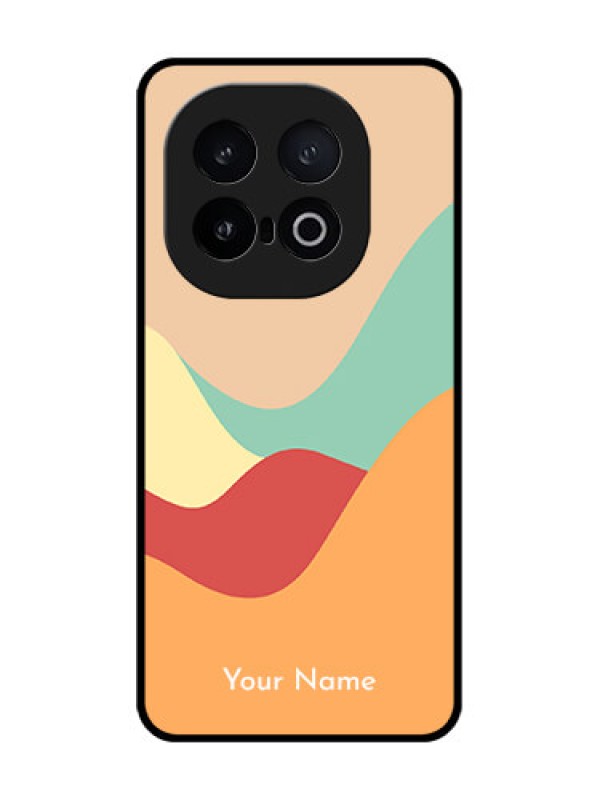 Custom iQOO 13 5G Custom Metal Phone Case - Ocean Waves Multi - Colour Design