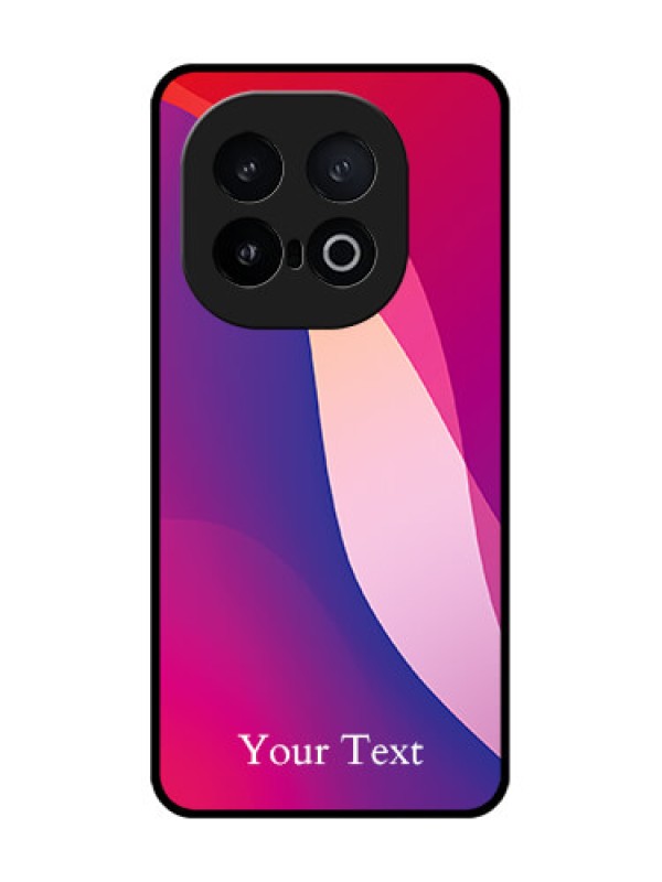 Custom iQOO 13 5G Custom Metal Phone Case - Digital Abstract Overlap Design