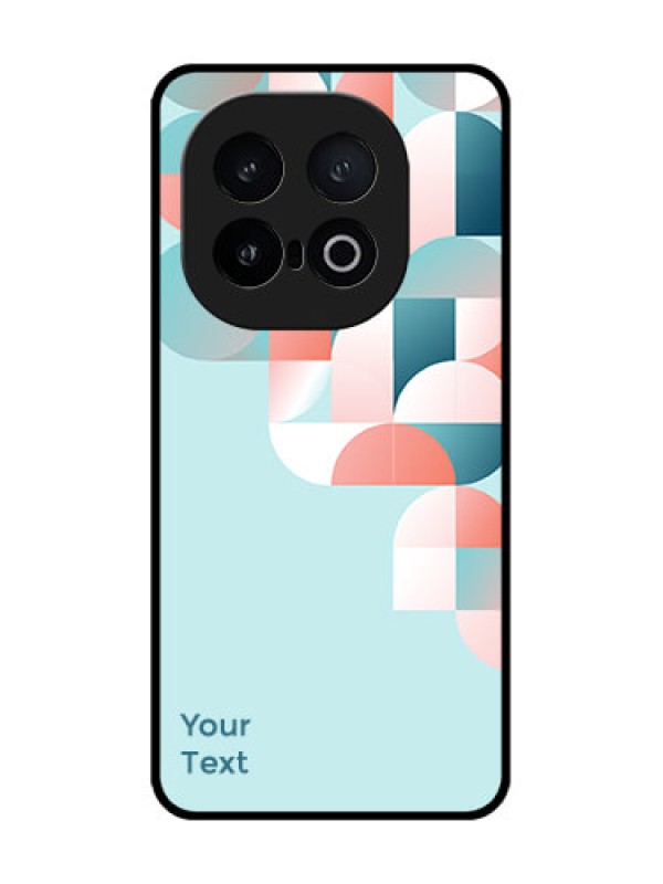 Custom iQOO 13 5G Custom Metal Phone Case - Stylish Semi - Circle Pattern Design