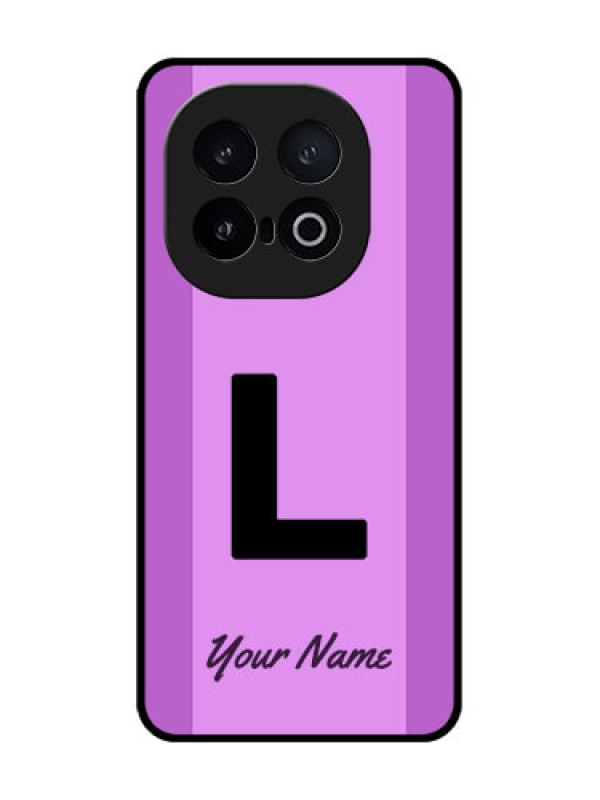 Custom iQOO 13 5G Custom Metal Phone Case - Tricolor Custom Text Design