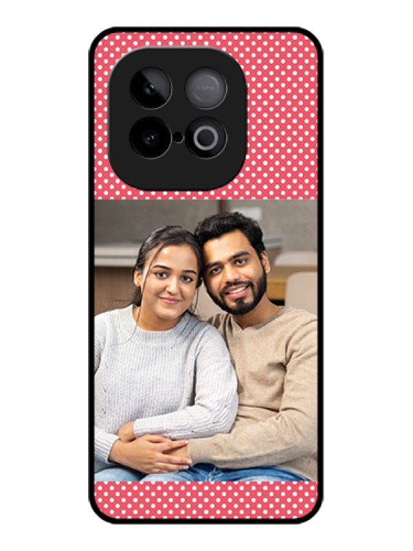 Custom iQOO Neo 10 5G Custom Metal Phone Case - White Dotted Design