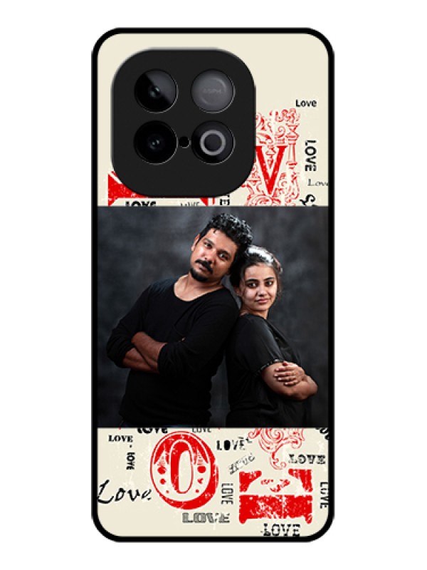 Custom iQOO Neo 10 5G Custom Metal Phone Case - Trendy Love Design Case