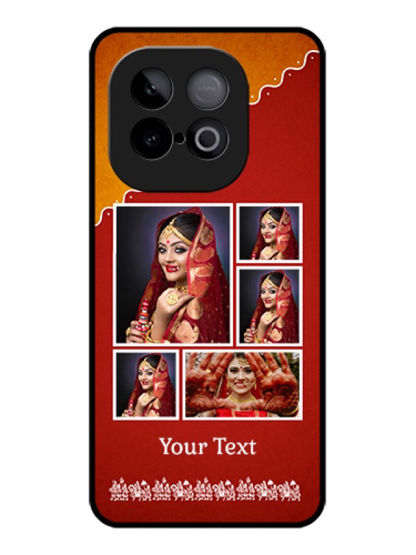 Custom iQOO Neo 10 5G Custom Metal Phone Case - Wedding Pic Upload Design