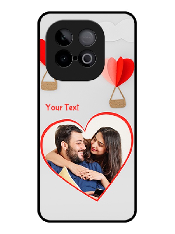 Custom iQOO Neo 10 5G Custom Metal Phone Case - Parachute Love Design