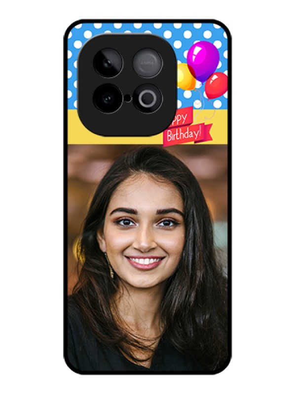 Custom iQOO Neo 10 5G Custom Metal Phone Case - Happy Birthday Design