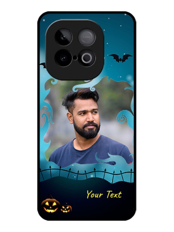 Custom iQOO Neo 10 5G Custom Metal Phone Case - Halloween Frame Design