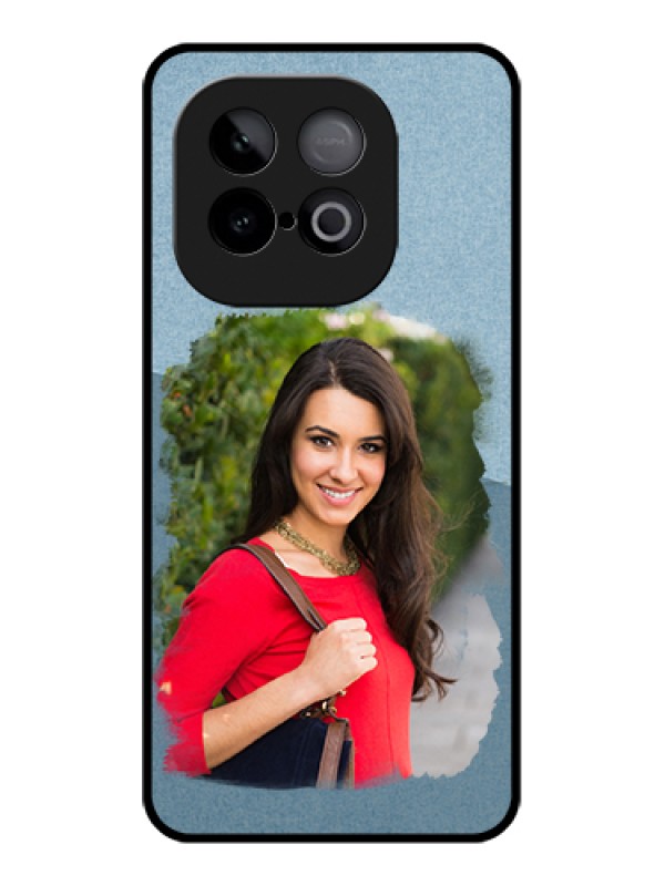 Custom iQOO Neo 10 5G Custom Metal Phone Case - Grunge Line Art Design