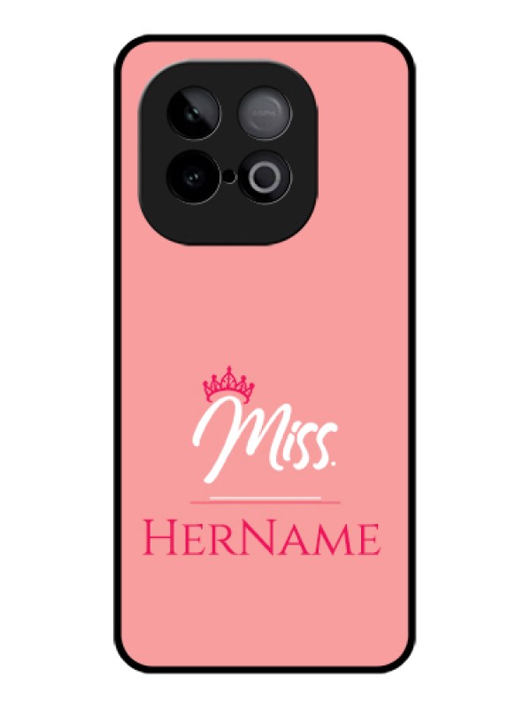Custom iQOO Neo 10 5G Custom Metal Phone Case - Mrs With Name Design