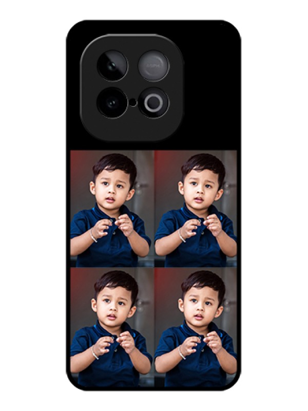 Custom iQOO Neo 10 5G Custom Metal Phone Case - 4 Image Holder Design