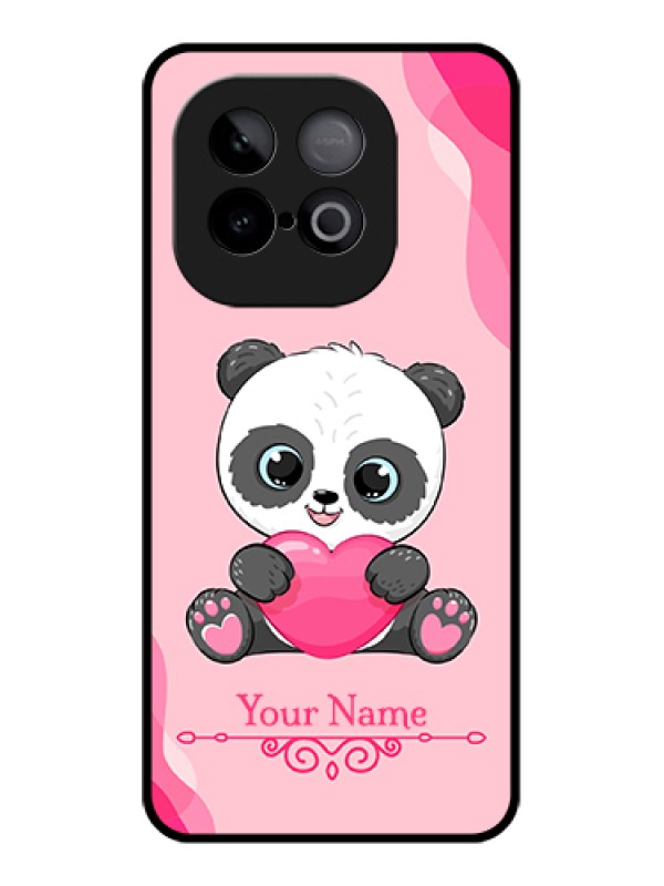 Custom iQOO Neo 10 5G Custom Metal Phone Case - Cute Panda Design