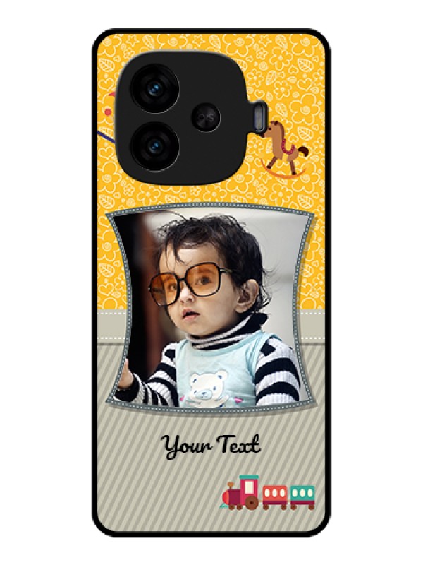 Custom iQOO Neo 10R 5G Custom Metal Phone Case - Baby Picture Upload Design