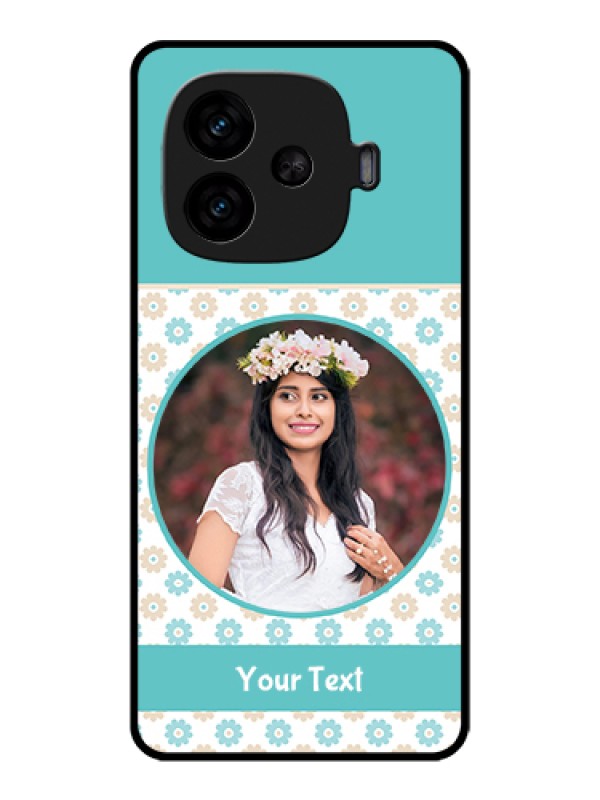 Custom iQOO Neo 10R 5G Custom Metal Phone Case - Beautiful Flowers Design