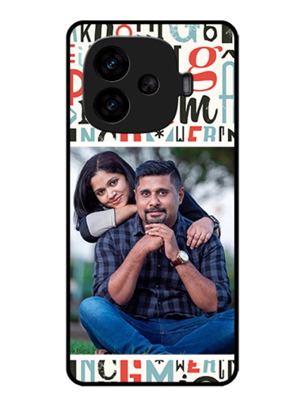 Custom iQOO Neo 10R 5G Custom Metal Phone CasePink Color Pattern Design