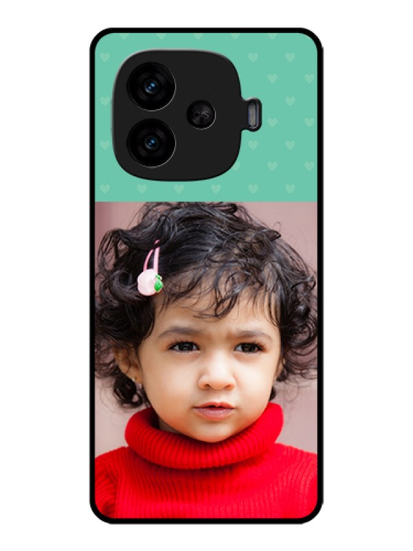 Custom iQOO Neo 10R 5G Custom Metal Phone CaseLove Shape Heart Design