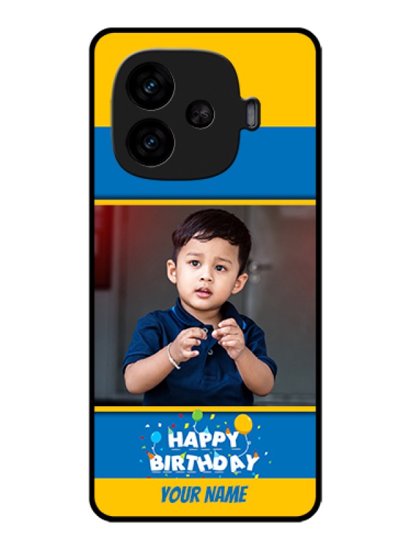 Custom iQOO Neo 10R 5G Custom Metal Phone CaseRed Abstract Design