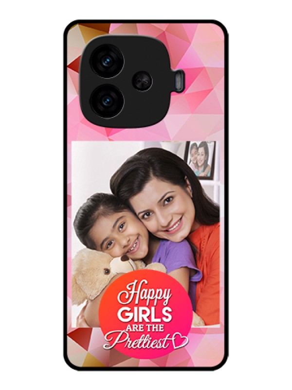 Custom iQOO Neo 10R 5G Custom Metal Phone Case3 Images With Floral Design