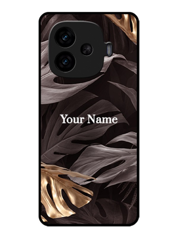 Custom iQOO Neo 10R 5G Custom Metal Phone CaseAbstract Floral Design