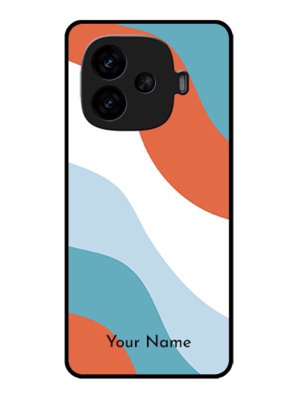 Custom iQOO Neo 10R 5G Custom Metal Phone CaseNeon Abstract Design