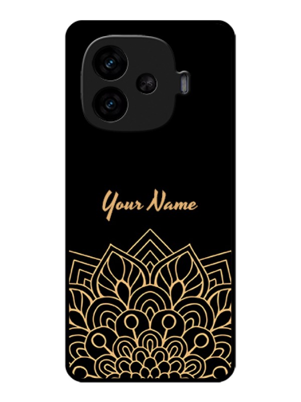 Custom iQOO Neo 10R 5G Custom Metal Phone CaseWatercolor Floral Design