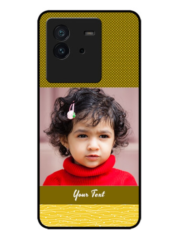 Custom iQOO Neo 6 5G Custom Metal Phone CaseSimple Green Color Design