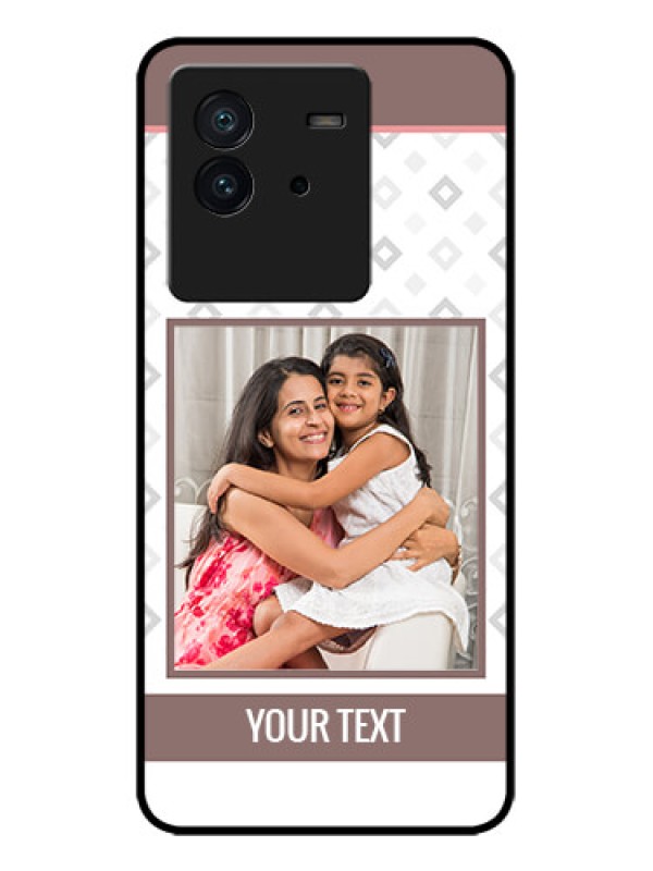 Custom iQOO Neo 6 5G Custom Metal Phone CaseSimple Diamond Design