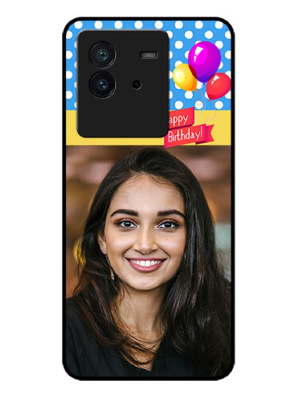 Custom iQOO Neo 6 5G Custom Metal Phone CaseHappy Birthday Design