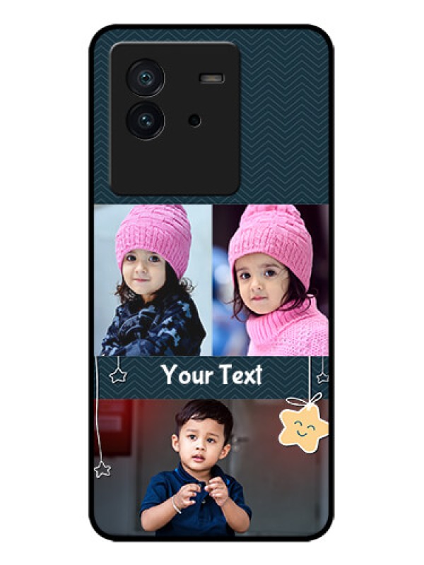 Custom iQOO Neo 6 5G Custom Metal Phone CaseHanging Stars Design