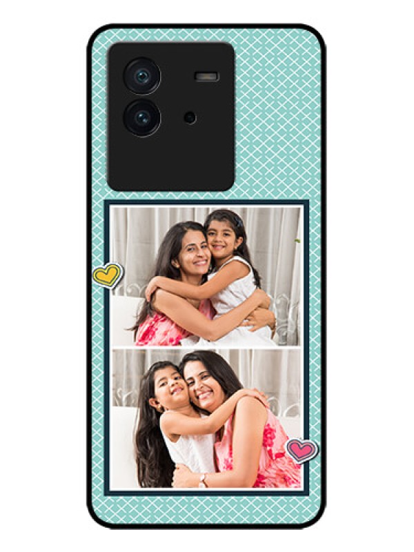 Custom iQOO Neo 6 5G Custom Metal Phone Case2 Image Holder With Pattern Design