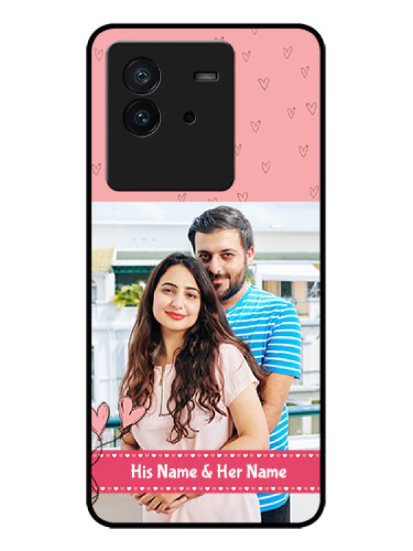 Custom iQOO Neo 6 5G Custom Metal Phone CaseLove Design Peach Color